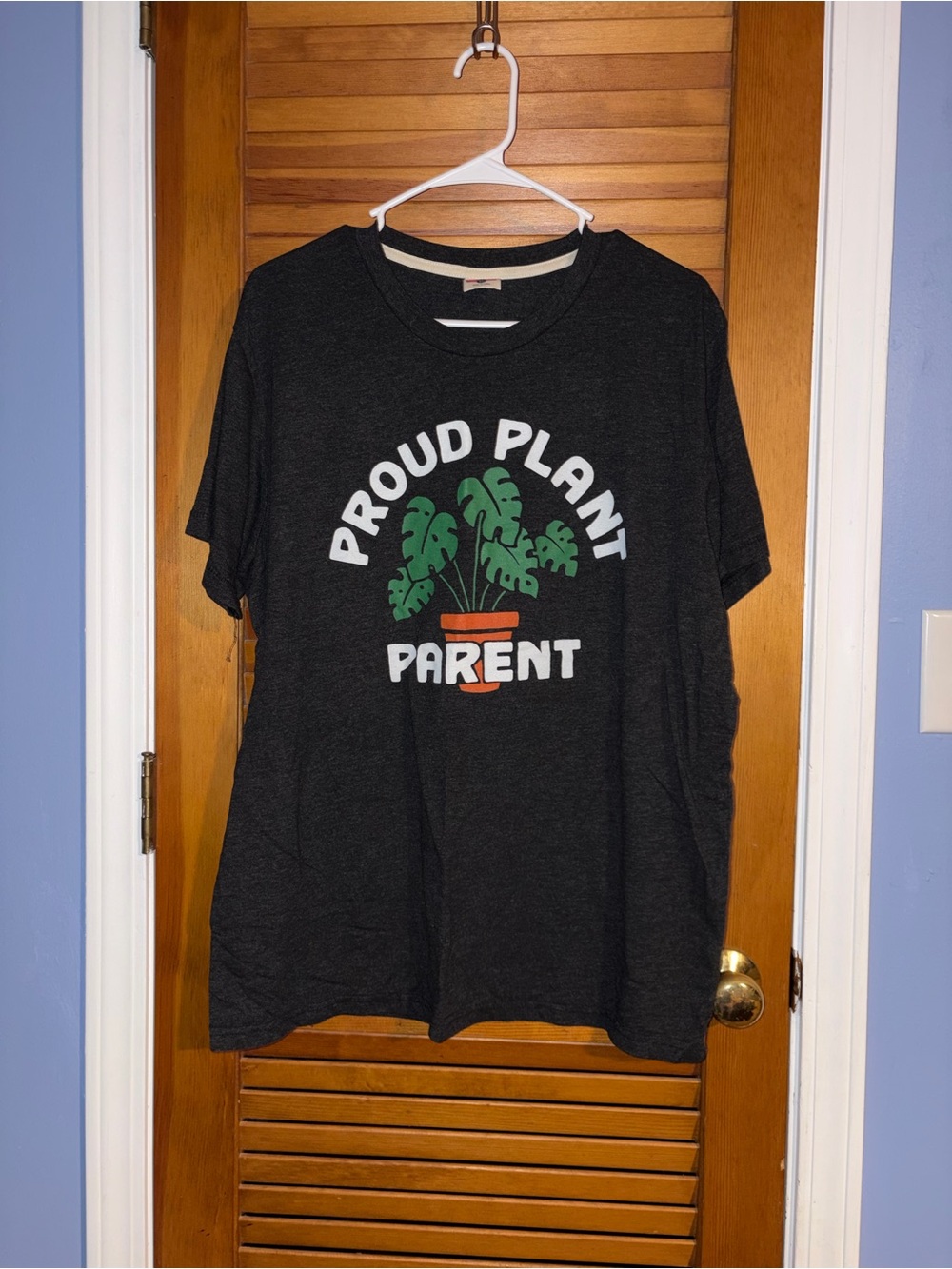 HOMAGE Black "Proud Plant Parent" Tee with Green Plant Graphic